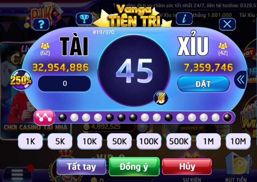 Kinh nghiệm kiếm tiền từ game Tài Xỉu