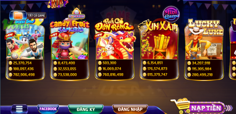 Top game đổi thưởng nổi bật tại rikvip club