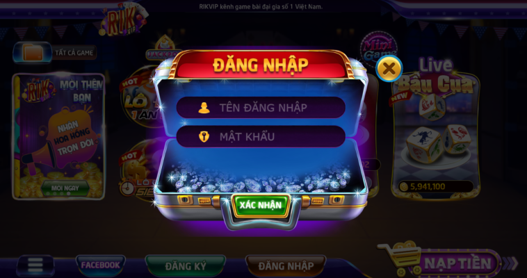 Thông tin về cổng game rikvip play