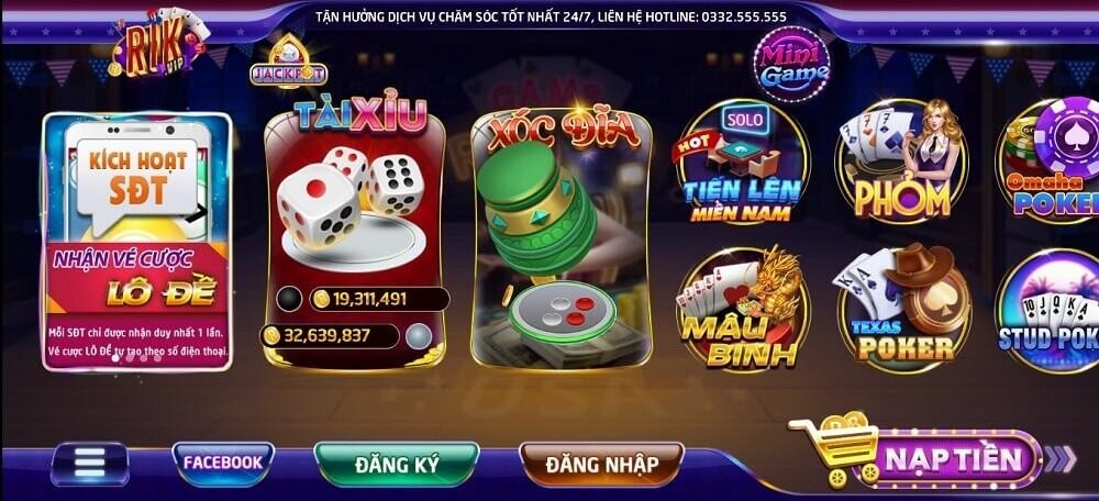 Giới thiệu cổng game rikvip play